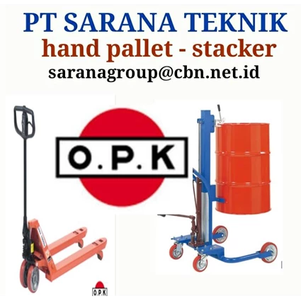 Dari PT SARANA TEKNIK Hand Pallet OPK MATERIAL HANDLING OPK HAND PALLET STACKER 0