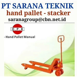 OPK Hand Pallet OPK STACKER PT SARANA TEKNIK OPK 2 TON 3 TON OPK HAND PALLET STACKER