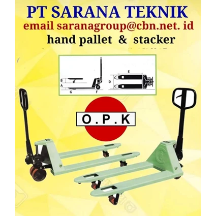 Dari OPK  The Evolvement of Hand Pallet Truck OPK PT SARANA TEKNIK HAND PALLET & STACKER- OPK 0