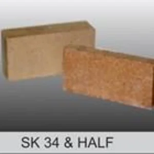 Bata Tahan Api SK 34 Half Size 230 x 114 x 33 mm