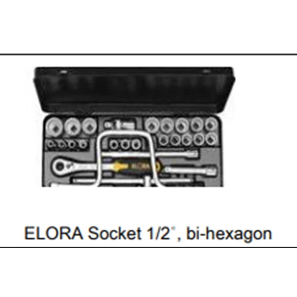 Dari ELORA Socket Set 1/2  bi-hexagon 0