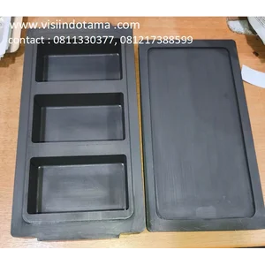 Graphite Mould atau Cetakan Emas dan Perak 3 Cavity dari Visi Carbon Manufacturing