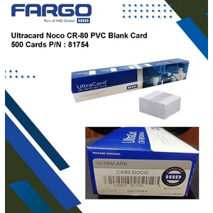 Kartu ID Ultracard Noco 30 mil Kartu PVC Blank Cards 500 Cards P/N : 81754