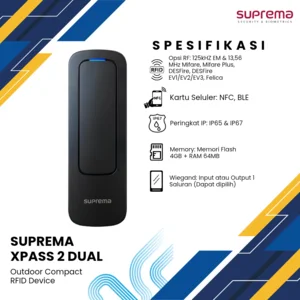 UHF RFID READER Suprema XPass 2 Dual
