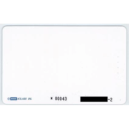 From HID access control card 200 x iCLASS ® 1