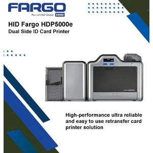 Printer Id Card HID Fargo HDP5000e Dual Side Card Printer