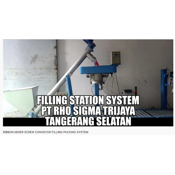 Screw Conveyor Trustmix set Filling Station System 