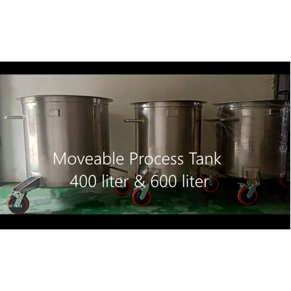 Tangki Stainless Trustmix Moveable 400 - 600 Liter 