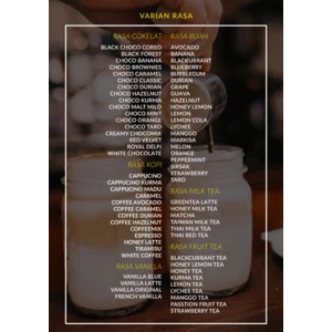 Bubuk Minuman Segala Varian Lengkap