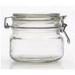 500ml square hermetico glass jar