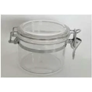 500ml PS round hermetico plastic jar model 1
