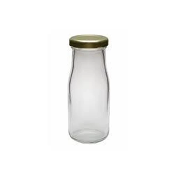 P031 200Ml Round Glass Bottle 