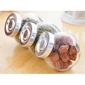 180ml (5oz) Side Seating glass jar with metal or plastic lid