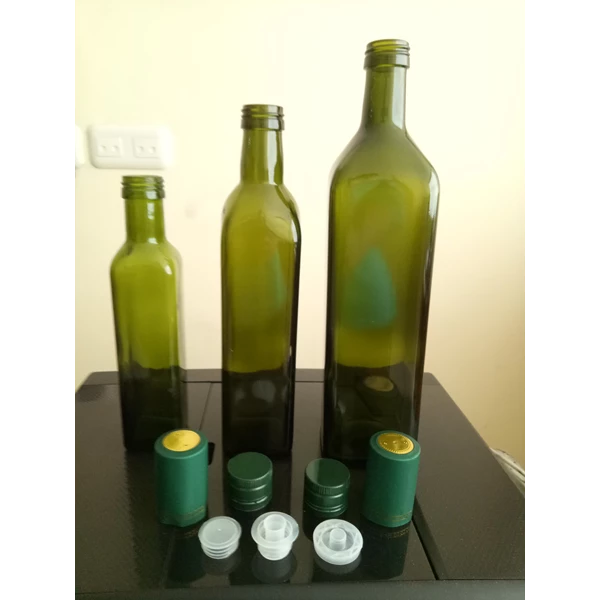 500Ml Square Tall Glass Bottle P039