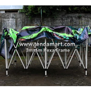 Fold Tent Hexa Frame 3 x 6 m