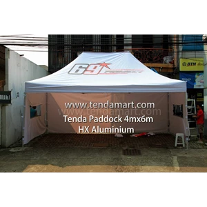 Tenda Lipat 4mx6m Hexa Aluminium