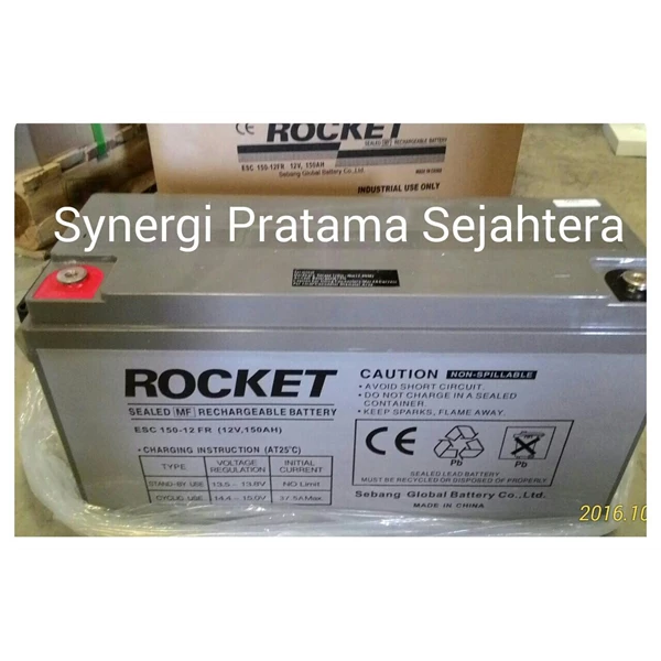 Battery Vrla Rocket Esc 150-12 ( 12V 150Ah )