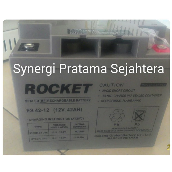 Battery Vrla Rocket Es 42-12 (12V 42Ah)
