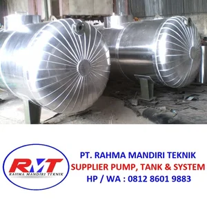 Tangki Air Panas Kapasitas 500 Liter 1.000 Liter 1.500 Liter 2.000 Liter
