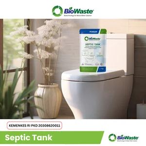 Biowaste Septic Tank Bakteri Pengurai Limbah IPAL MBG Tinja Anti Bau & WC Mampet 10 gram