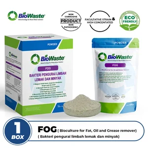 Pengurai Limbah Domestik dan Industri Biowaste FOG 1 Box (100gr x 10pcs)