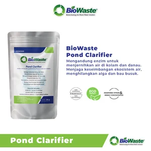 Biowaste Pond Clarifier Bakteri Pengurai Limbah MBG Enzim Penjernih Air Danau & Kolam 100 gram