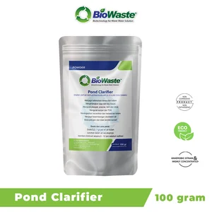 Biowaste Pond Clarifier Bakteri Pengurai Limbah MBG Enzim Penjernih Air Danau & Kolam 100 gram