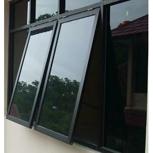  Casement Window Glass Aluminium jungkit