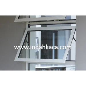  Jendela Jungkit  Aluminium dan Kaca