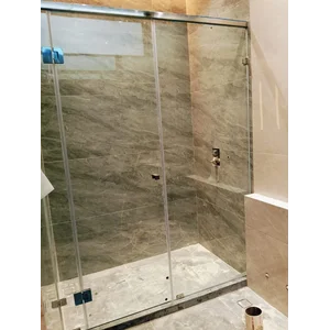 Partisi dan Pintu  Kaca Swing Kamar Mandi