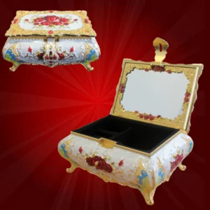 Kotak Perhiasan Enamel Tempat Menyimpan Perhiasan Kotak Aksesoris Tempat Menyimpan Aksesoris Jewelry Box