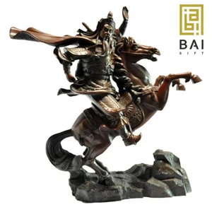 BAI GIFT Pajangan Dewa Kwan Kong Kuda Patung Dewa Kwan Kong Perang