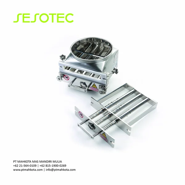 SESOTEC MAGBOX FOOD – Magnet tabung untuk aplikasi gravitasi (free-fall)