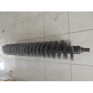 Sikat Spiral coil kawat baja singgle band