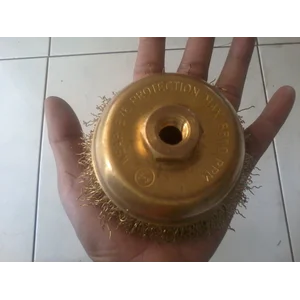 Sikat mangkok kawat kuningan murni non sparking