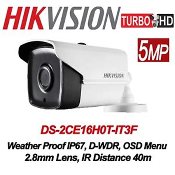 Kamera CCTV TurboHD Bullet Camera DS-2CE16H0T-IT3F