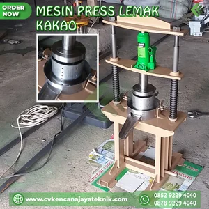 Mesin Press Lemak Kakao Manual -  Mesin Pengupas Biji-Bijian