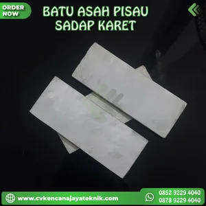 Batu asah pisau sadap getah karet -  Alat Sadap Getah