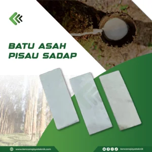 Batu asah pisau sadap getah karet -  Alat Sadap Getah