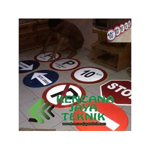 Rambu marka jalan CV Kencana Jaya Teknik