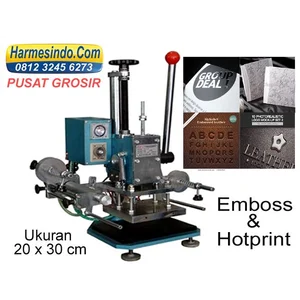 Mesin Emboss Hot Print 20X30 Cetak Undangan Alat Alat Hot Stamping