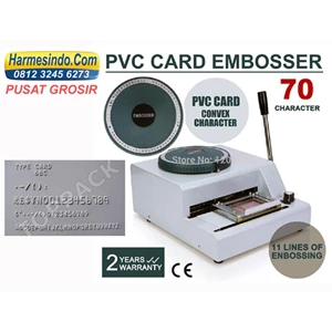 Id Card Embossing Machine Machine Tool Id Card Number Embossed Letterpress