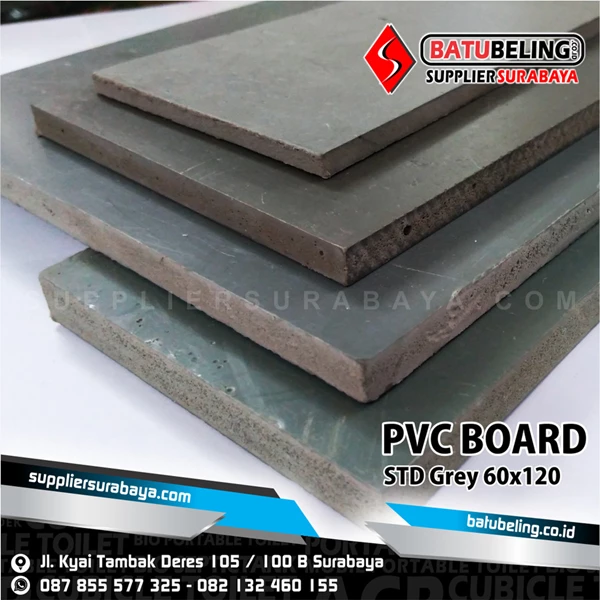 PVC Board 5mm Standard Ukuran 122 cm x 244 cm Density 5
