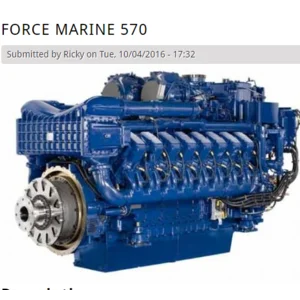 Oli Pelumas Kapal Force Marine 570