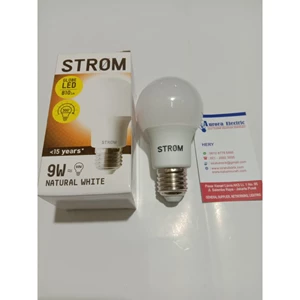 lampu led bulb Storm 9 watt 4000k natural white e27