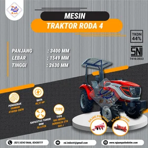 Traktor Roda Empat RAI-HERXULES STR 504 J + ROTARY TILLER & DISC PLOUGH