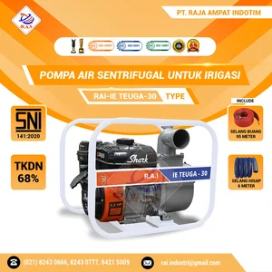Pompa Sentrifugal Untuk Irigasi RAI-IE TEUGA-30 + SELANG HISAP 6 METER + SELANG BUANG 95 METER