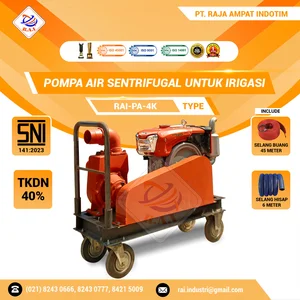 Pompa Air Sentrifugal Untuk Irigasi I RAI-PA-4K + Selang Hisap 6 Meter + Selang Buang 95 Meter