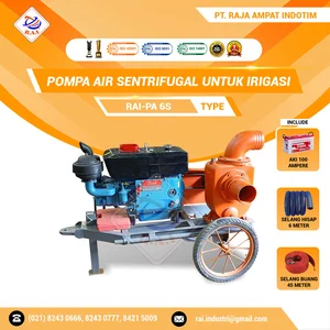 Pompa Air Sentrifugal Untuk Irigasi 6" (Indirect Couple) I RAI-PA 6S + Selang Hisap 6 Meter + Selang Buang 45 Meter