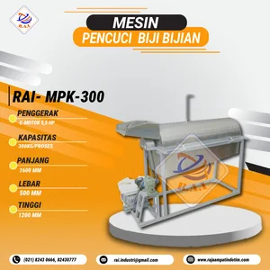 Mesin Pertanian (Mesin Pencuci Biji cokelat RAI PBK 500 SS)